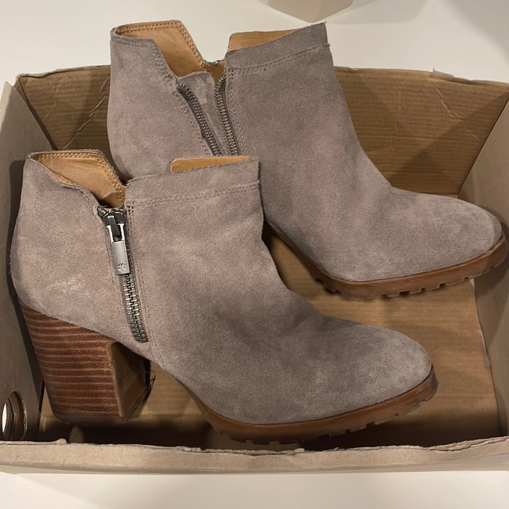 Lucky Brand Suede Booties